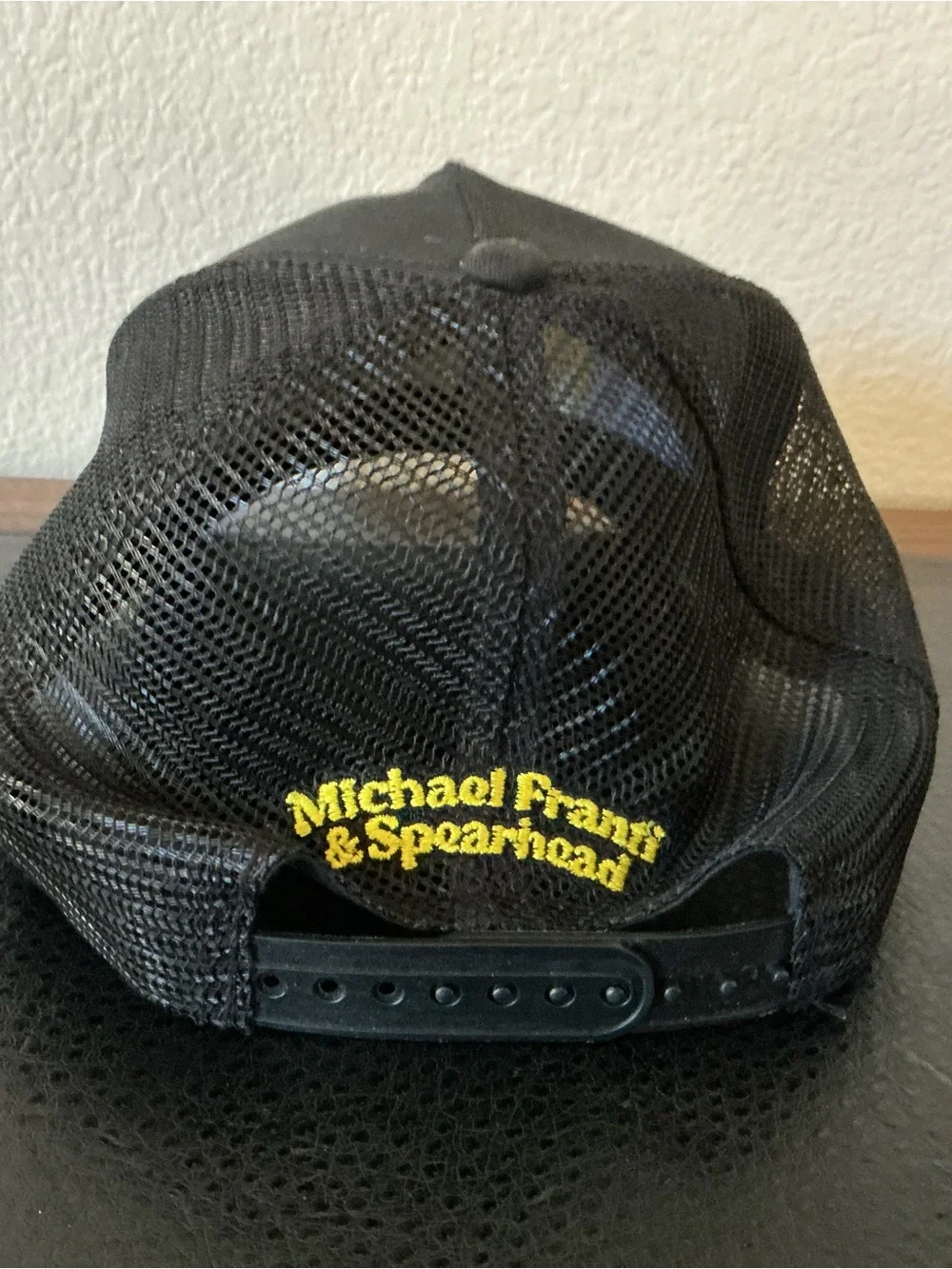 Michael Franti and Spearhead Big Big Love Black Snapback Trucker Hat One Size